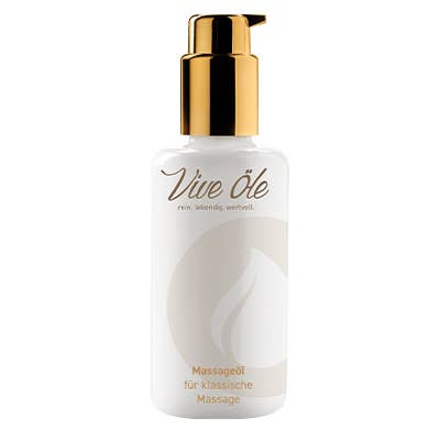 Massage oil for classic massage, 99 ml for wholesale by VIVE ÖLE Naturkosmetik