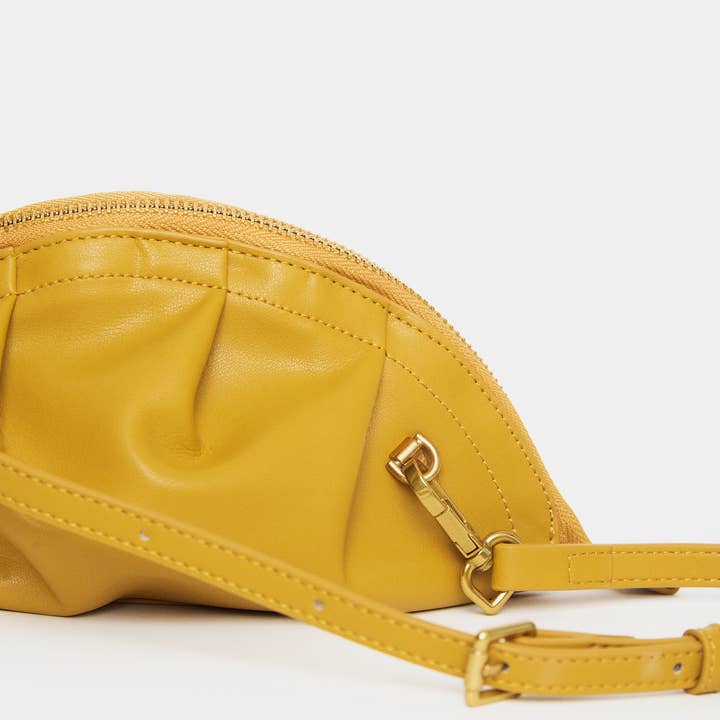 Yunyinrose - Wholesale Top Handle Bag - Women's - Gyoza bag mustard mini cowhide8