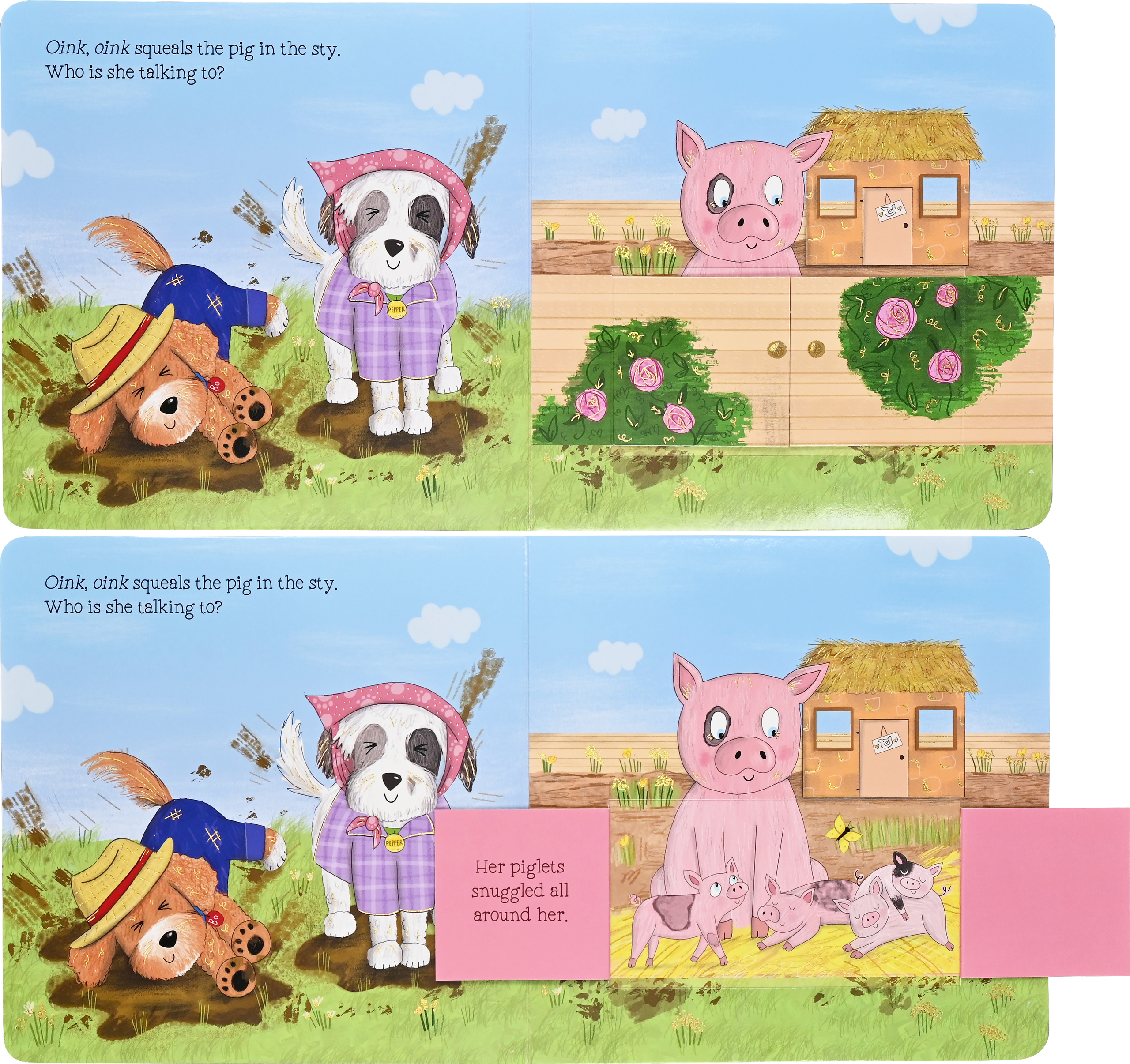 Peter Pauper Press - Wholesale Baby & Toddler Book (0-2) - Peek-A-Bo! Baby Farm Animals2