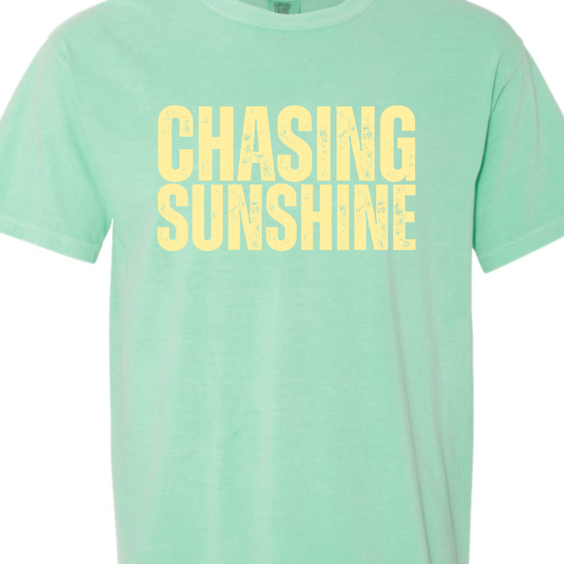 Kiki's Boutique - Wholesale Screen Printed T-Shirt - Women's - Chasing Sunshine Comfort Color Tee 4