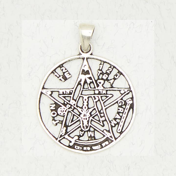 Sterling Silver Pendant - Levi’s Pentacle for wholesale by Nirvana LLC