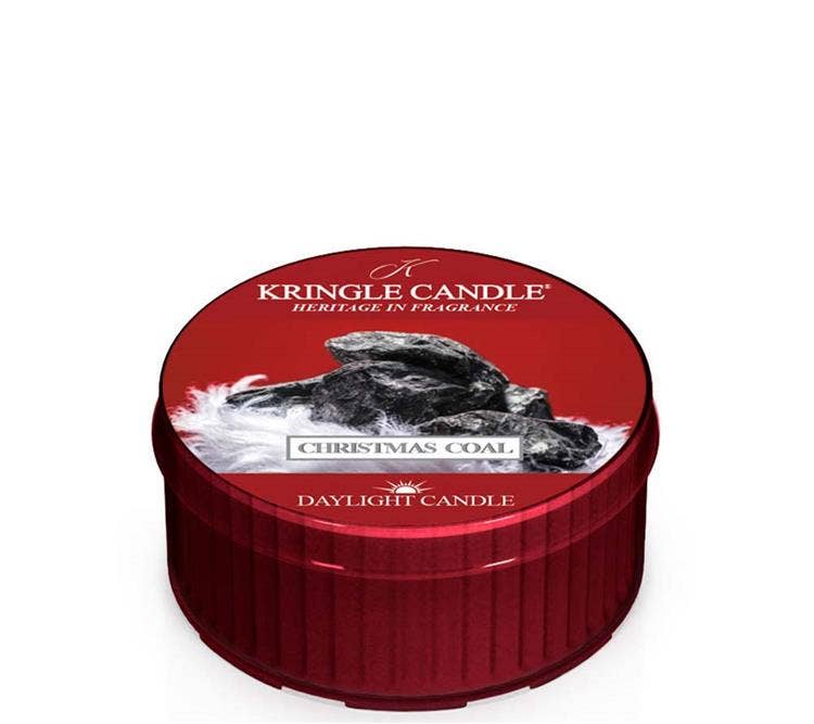 Kringle Candle - Wholesale Jar/Filled Candle - Duftkerze Christmas Coal Daylight0