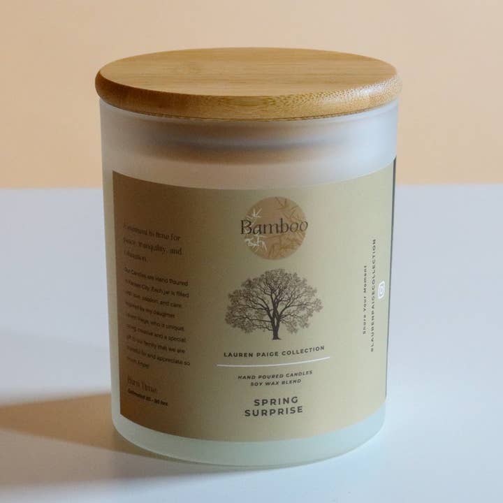 Bamboo | Spring Surprise Collection | Soy + Coconut Wax Blend for wholesale by Lauren Paige Collection
