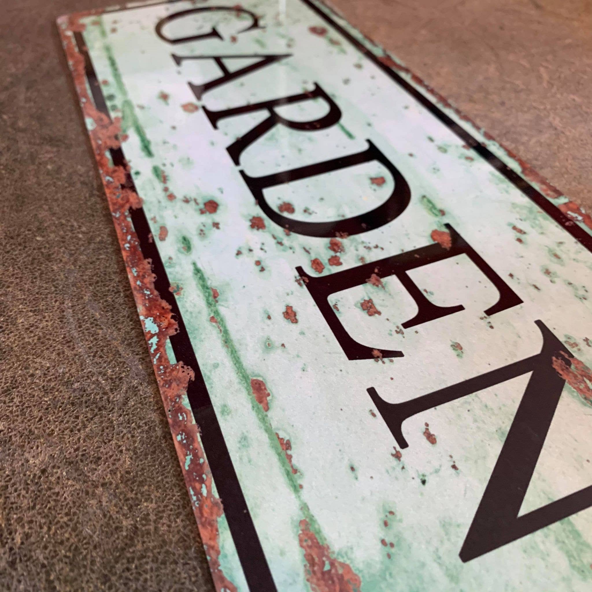 The British Metal Signs Company – wholesale Sign – Garden Door Sign - Metal Art Wall Sign1