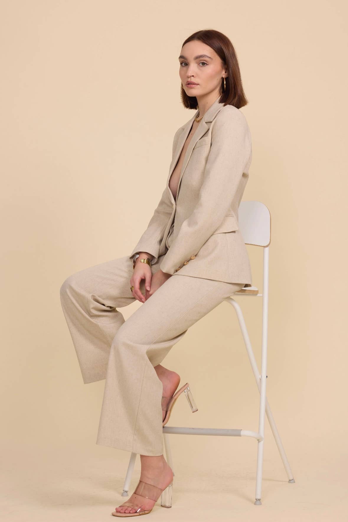 Frime – Großhandel Blazer – Damen – Strukturierter Blazer - 31227