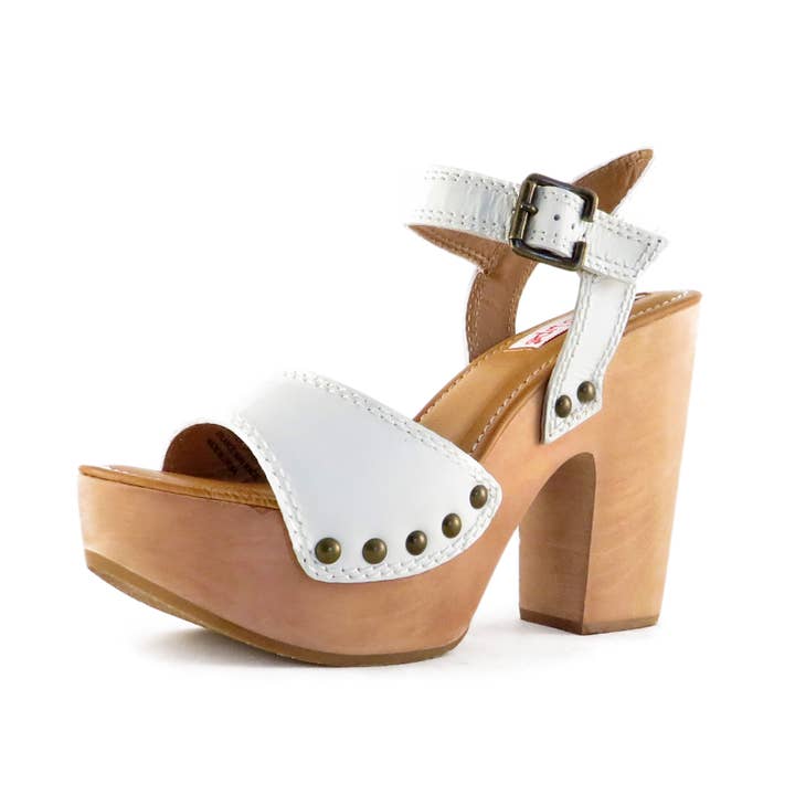 SCARLETT Chunky Holzabsatz Weiß für den Großhandel von Two Lips