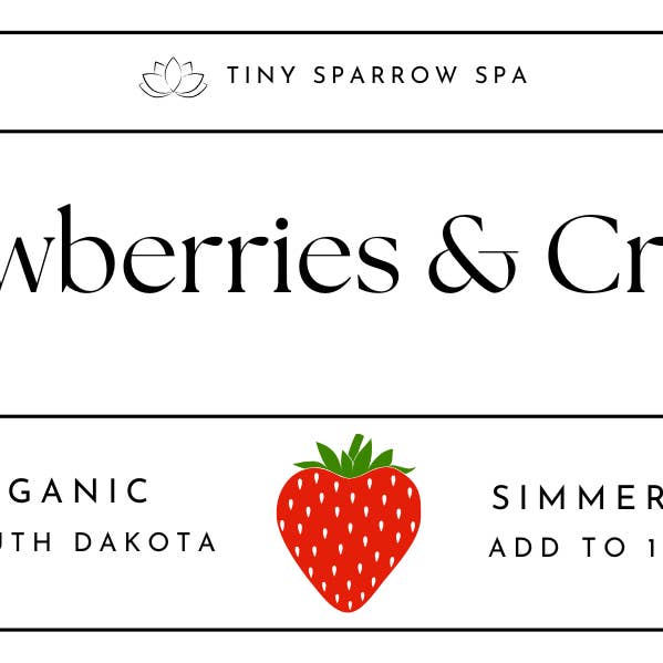 Aardbeien & Room Sudderpot Kit voor wholesale door Tiny Sparrow Designs