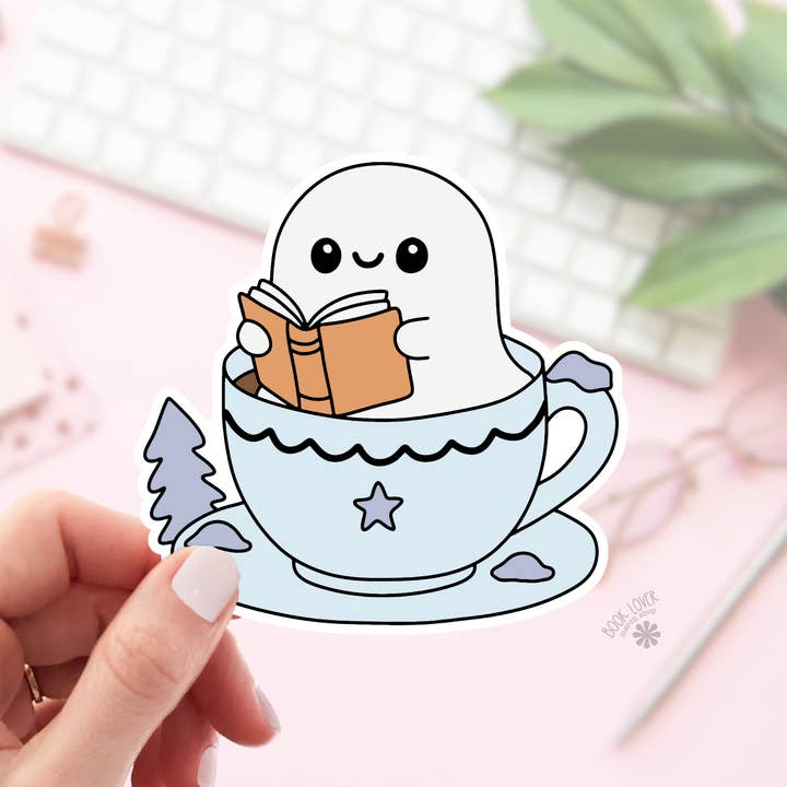 Book Lover Merch Shop - Wholesale Sticker - Hot Coco Hot Tub Stickers / Bookish Stickers / Book Lover