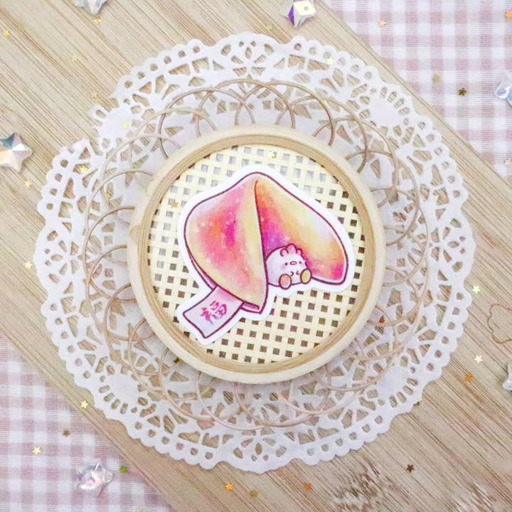 Fortune Chickie Sticker Set (Stardust Holographic) for wholesale by Chickie Cafe
