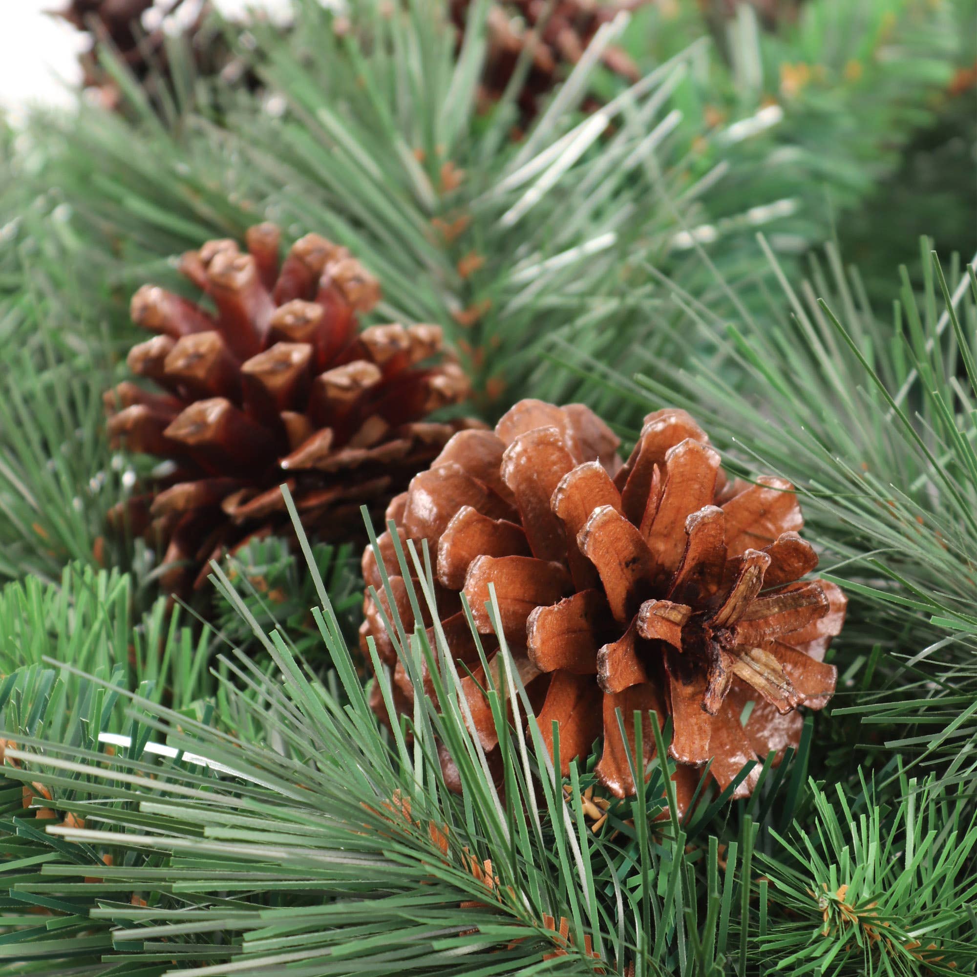 Larksilk - Wholesale Christmas Decoration - Set Of 24 Natural Brown Christmas Pine Cone Picks, 2.5" Wide2