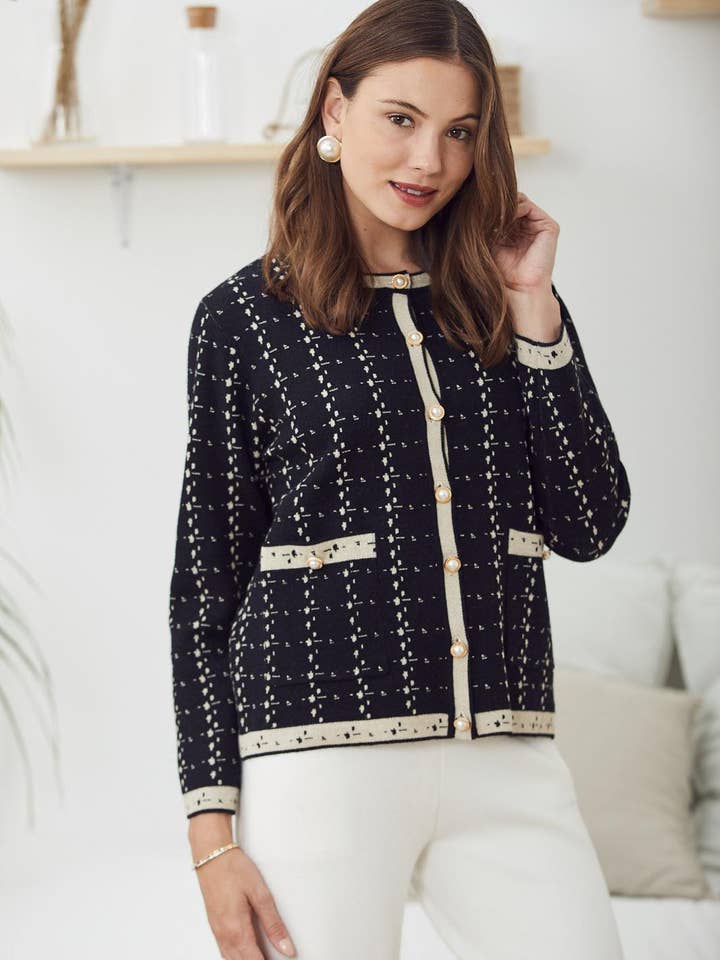 Verona Cardigan für den Großhandel von Coal and Honey