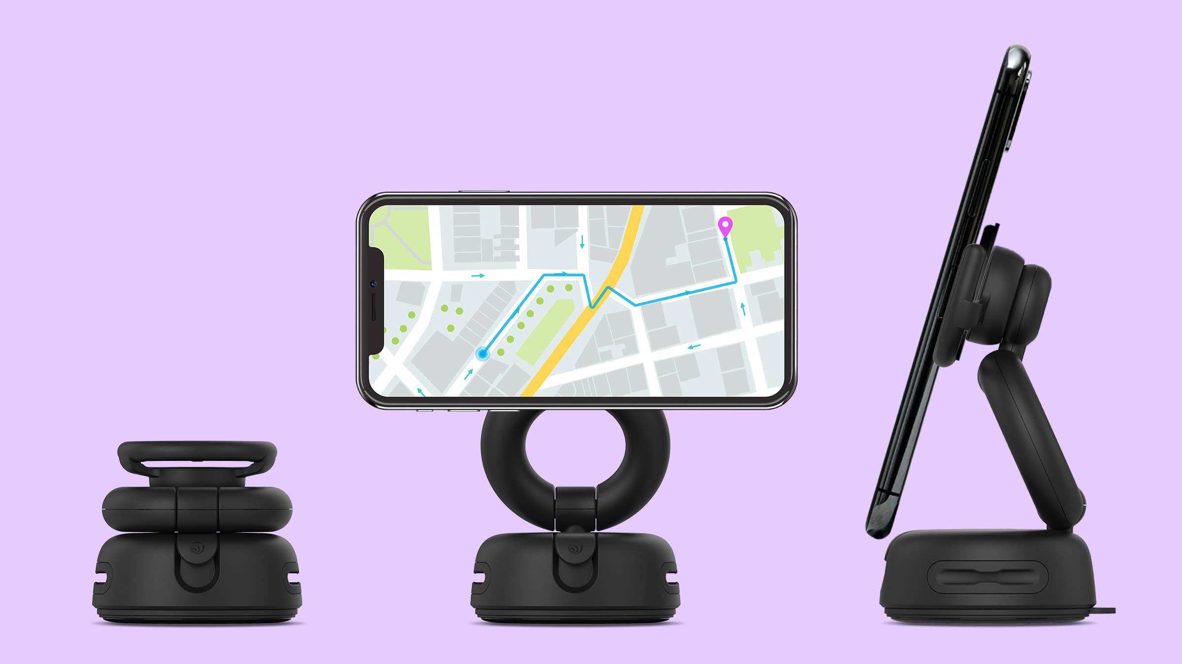 PopSockets - Wholesale Phone/Tablet Stand - PopSockets Dash and Desk Mount - Black6