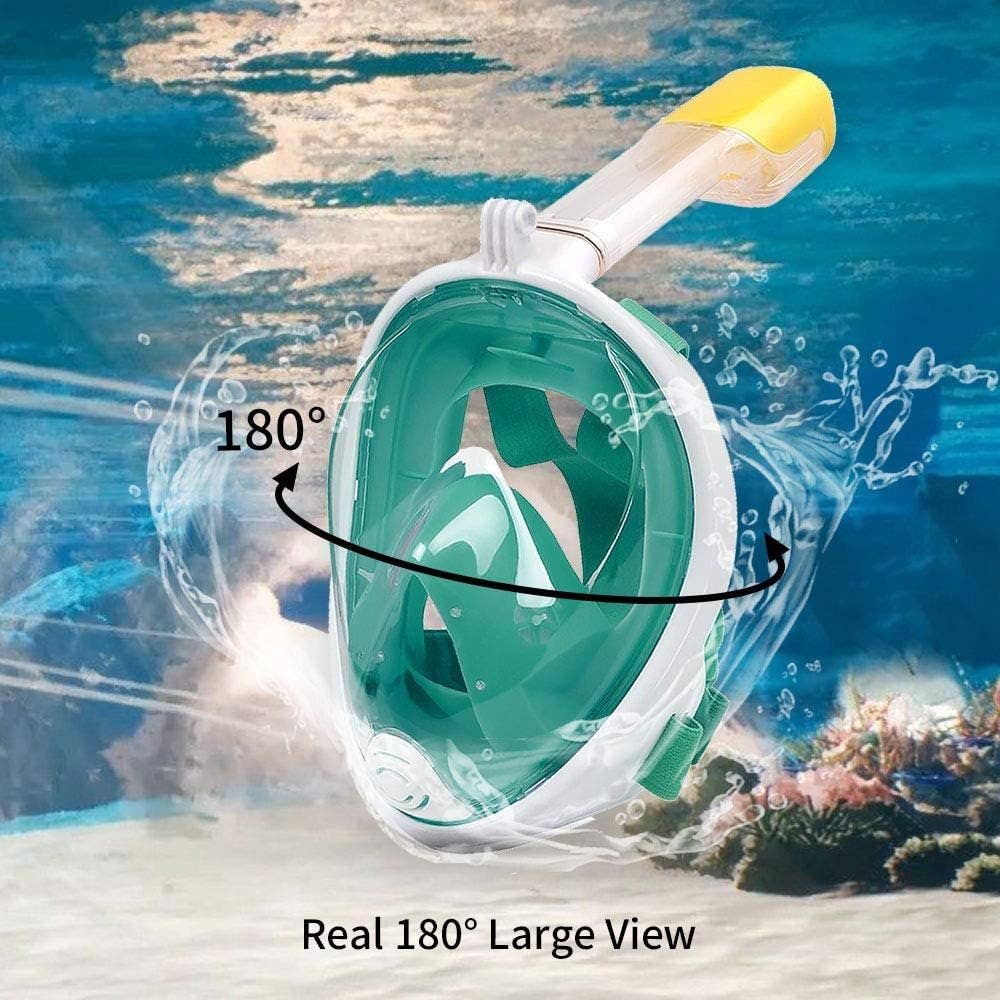VIGOR - Wholesale Swim Goggles - Unisex - Portable 180 degree view go pro camera diving scuba full fac7