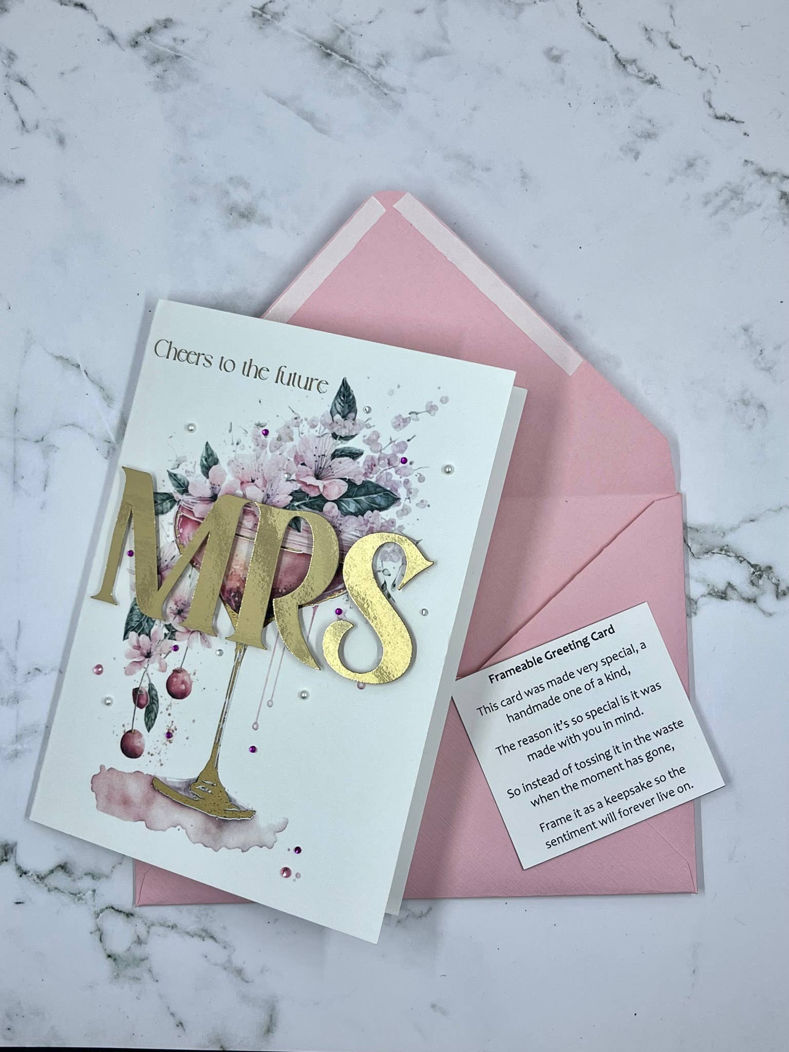 D. Johnson & Co Greetings - Wholesale Bridal Shower Card - Cheers to the future Mrs. Bridal Shower Card4