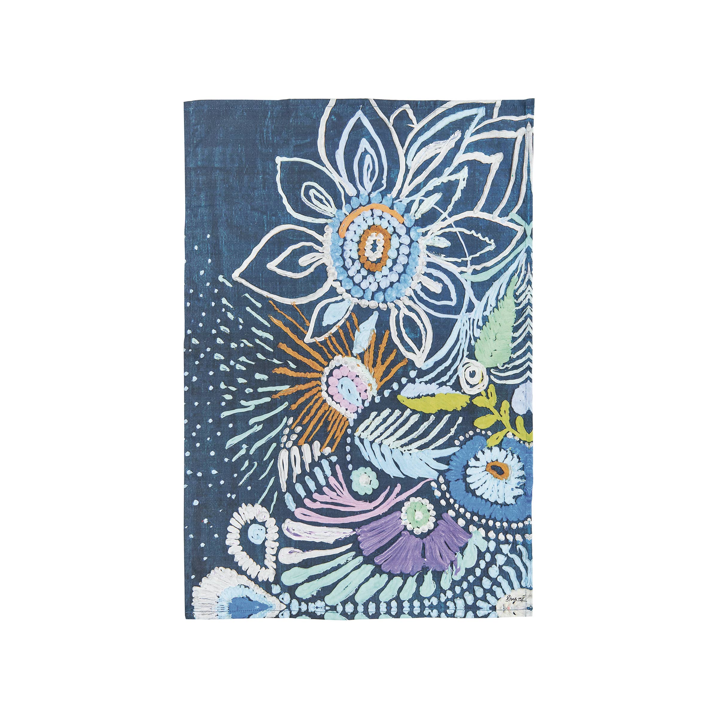 carol & frank - Wholesale Tea Towel - SALE Abstract Floral Kitchen Towel1