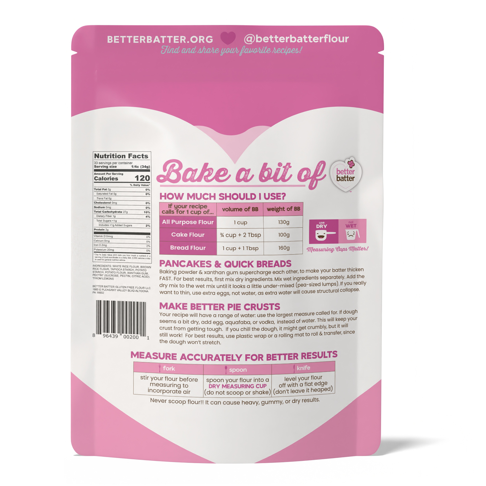 Better Batter - Wholesale Gluten-Free Flour - Better Batter Gluten Free Original Flour (All-Purpose)4