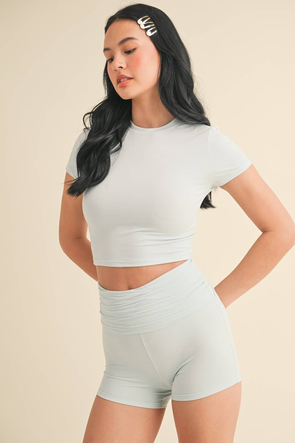 KIMBERLY C – wholesale Athletic top – Women′s – Soft Knit Jersey Crewneck Tee22