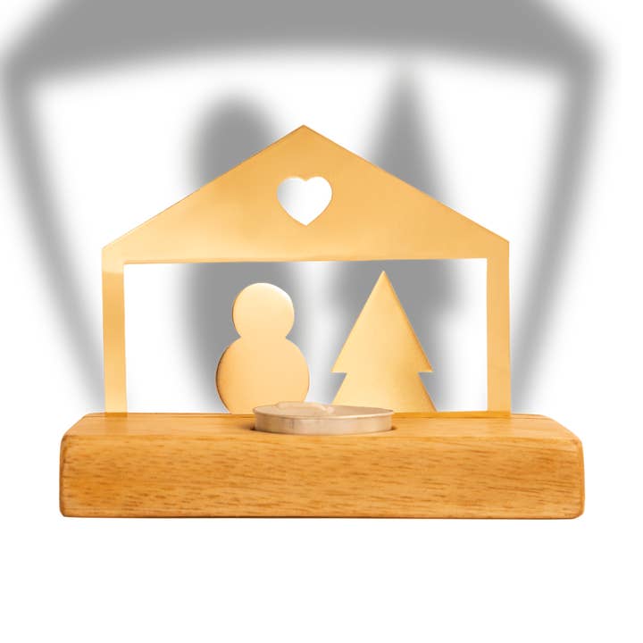 Värmeljus Shadow Caster | Hus med ljusstake för wholesale av Himalayan Freedom Co