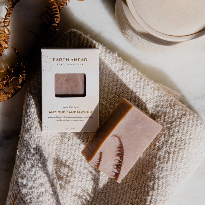 Earth Ahead - Wholesale Bar Soap - ANTIQUE SANDALWOOD Luxury Vegan Bar Soap1