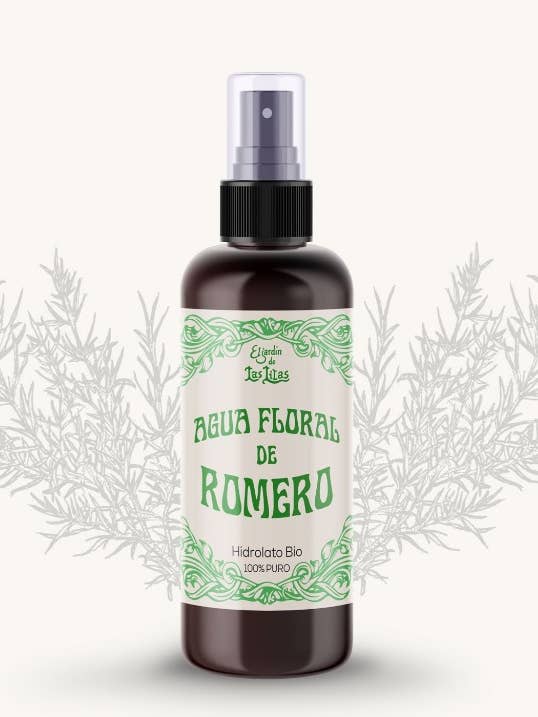 Blütenwasser oder Rosmarinhydrolat für den Großhandel von El Jardín De Las Lilas