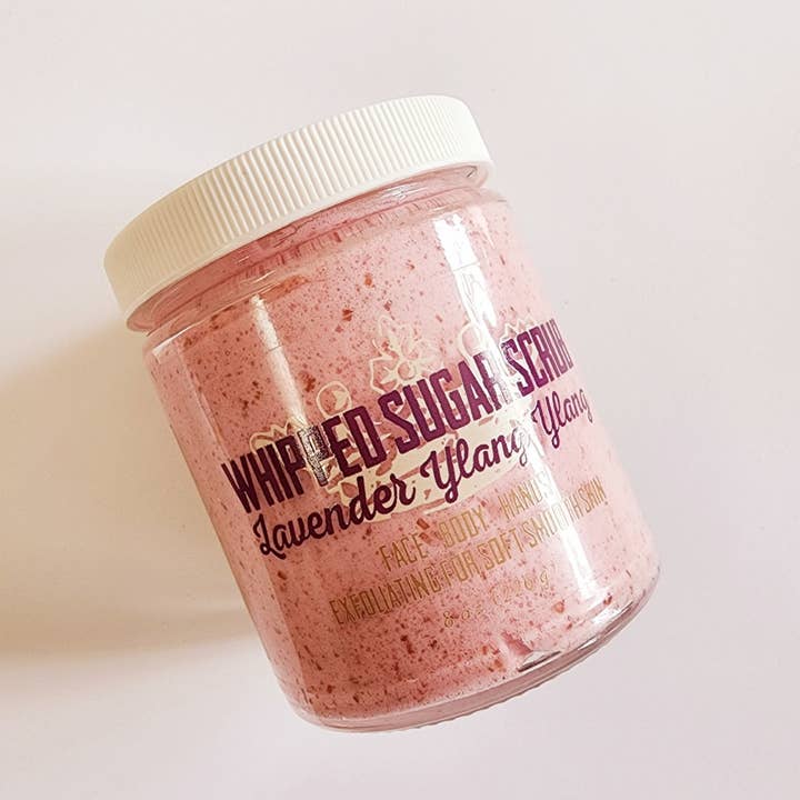 Whipped Sugar Scrub for wholesale by Naked Goat Farm Ltd.