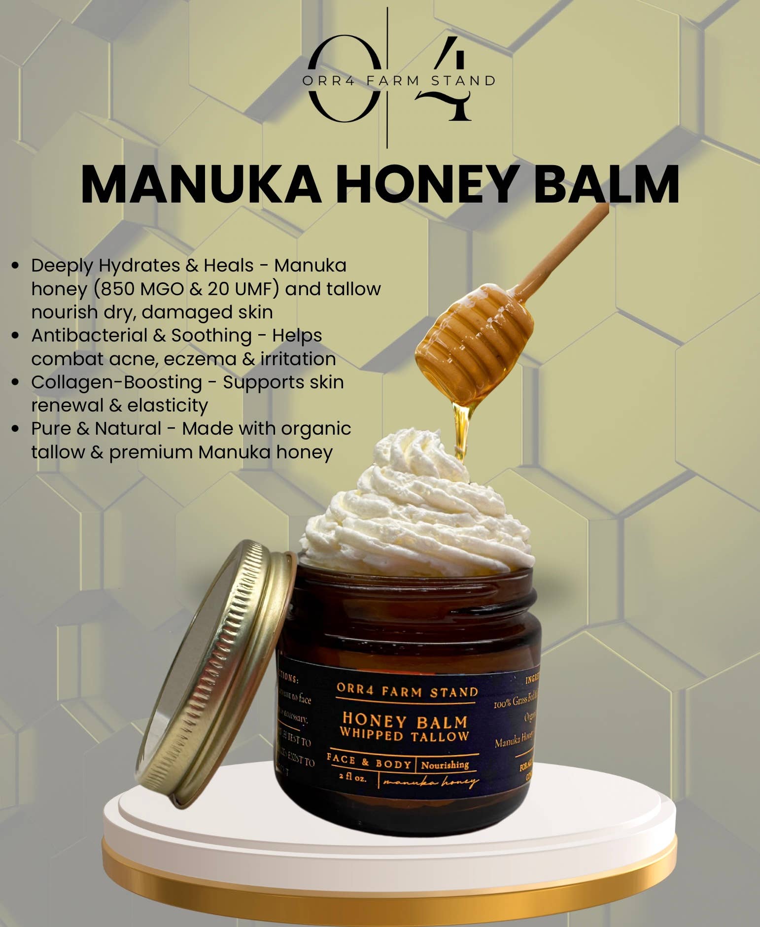 Orr4 Farm Stand – wholesale Body balm/butter – Whipped Tallow Balm – Nourishing Solutions for Every Skin Need14