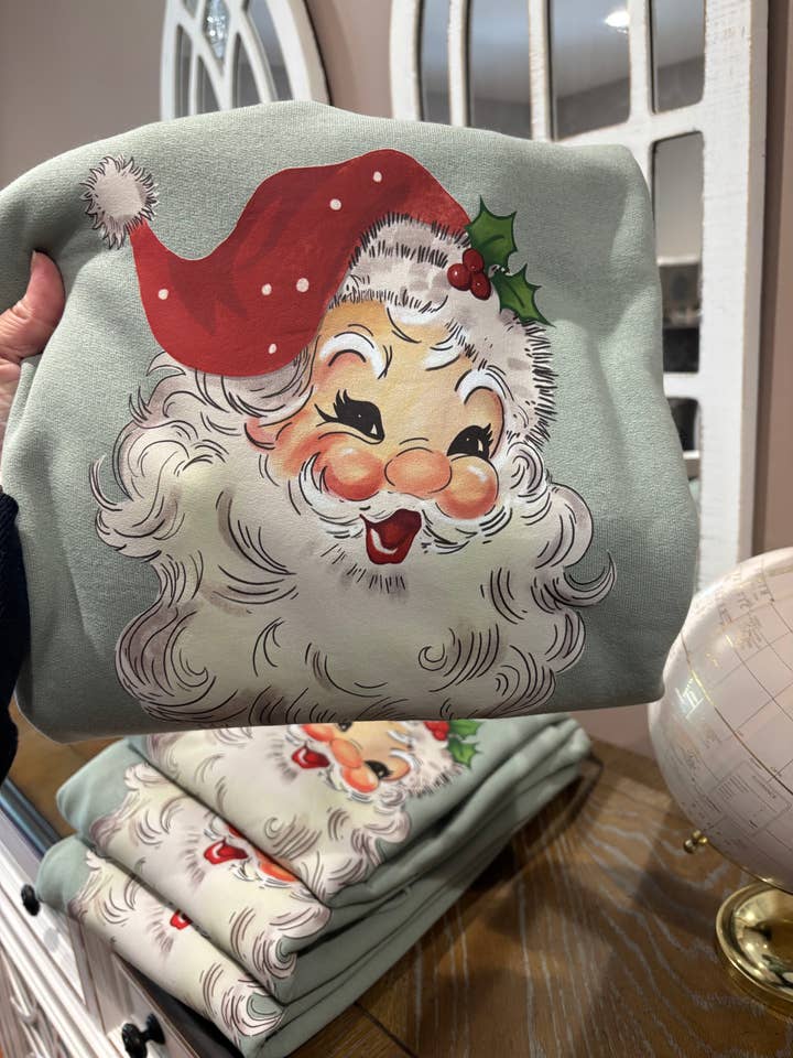 Santa Sweatshirt and other Purchase Wholesale plus size christmas. Free Returns & Net 60 Terms on Faire trending on Faire.