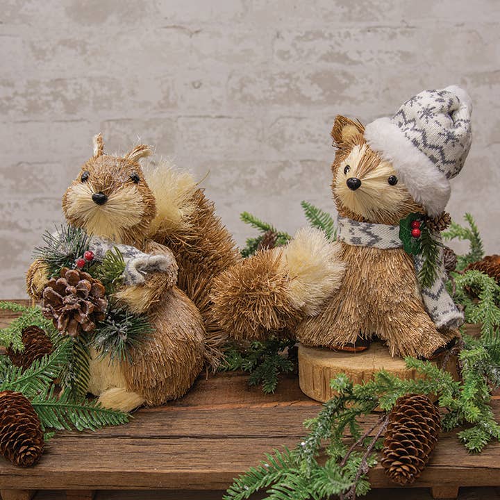 Bright Ideas - Wholesale Decorative Figurine - Sisal Woodland Squirrel2