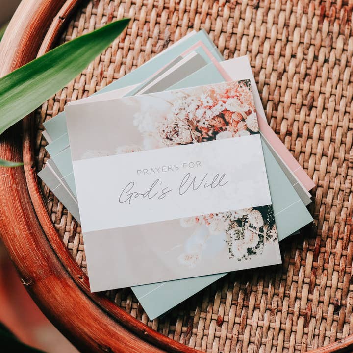 Ensemble de cartes vers Prières pour la volonté de Dieu pour la vente par The Daily Grace Co
