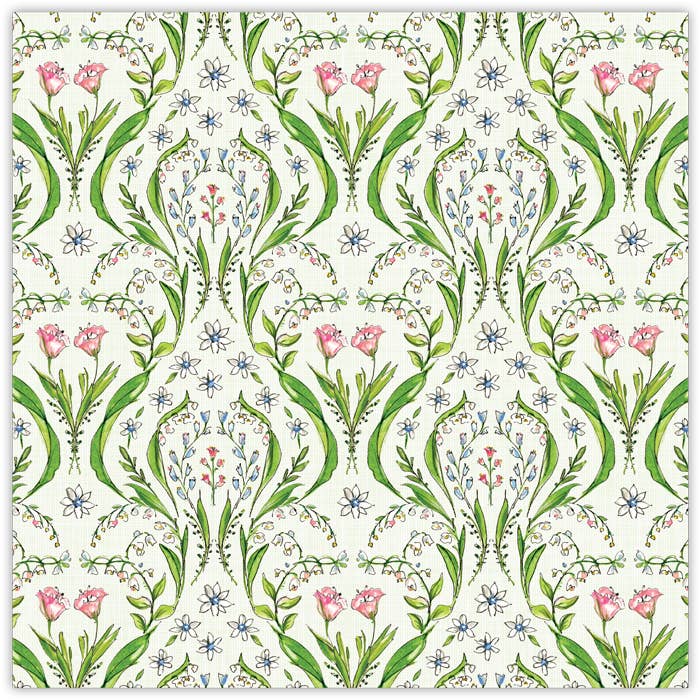 Lelietje-van-dalen bloemen met placemat groenplein voor wholesale door RosanneBeck Collections