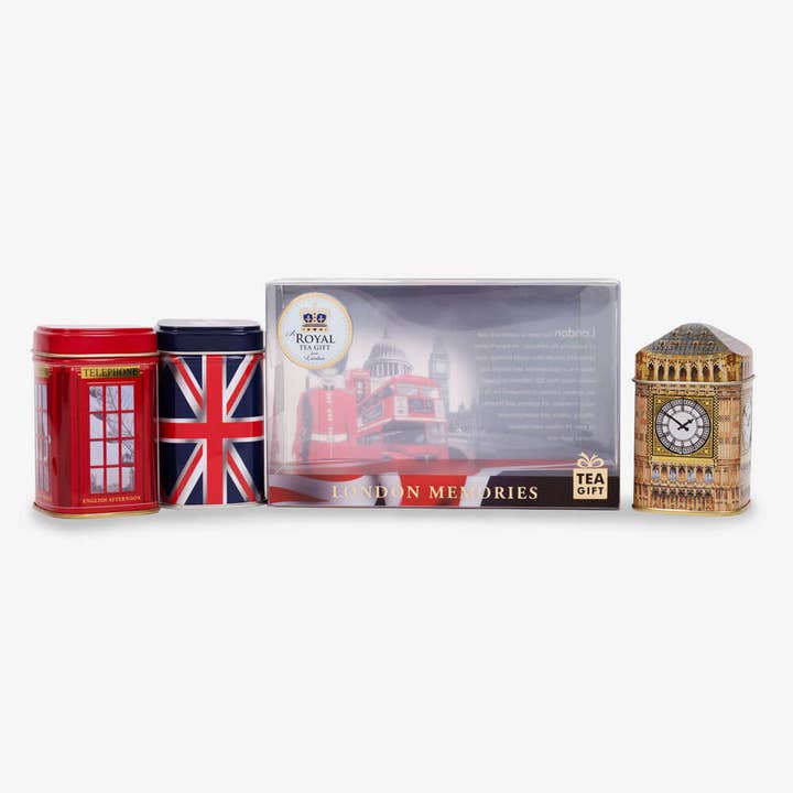 Ahmad Tea – wholesale Tea bags – London Memories (3 x 40g/50g Caddies)4