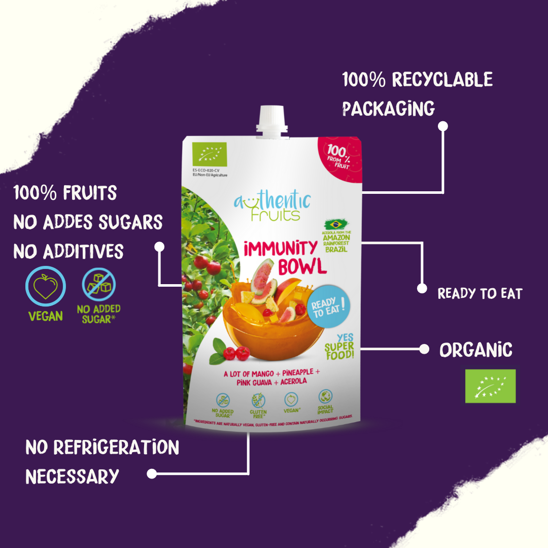 Authentic Fruits - Wholesale Fruit Snacks - Organic Immunity Squeeze 190g2
