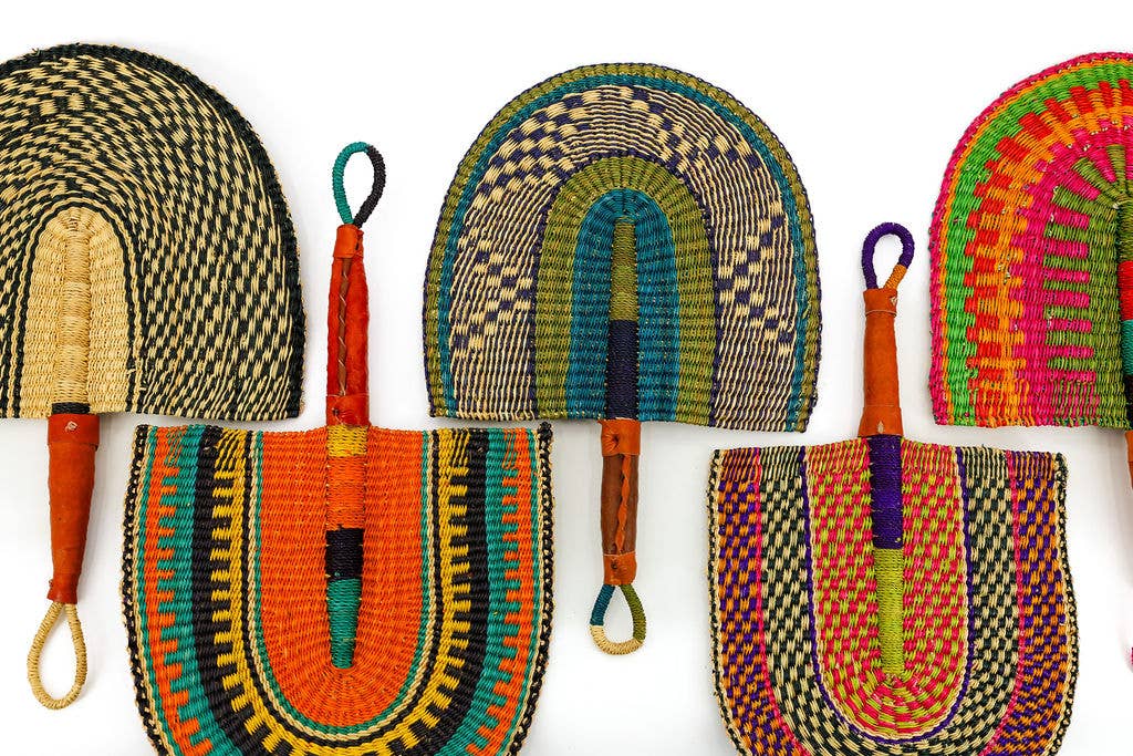 Gitzell FairTrade - Wholesale Wall Accent - Fan, handheld grass1