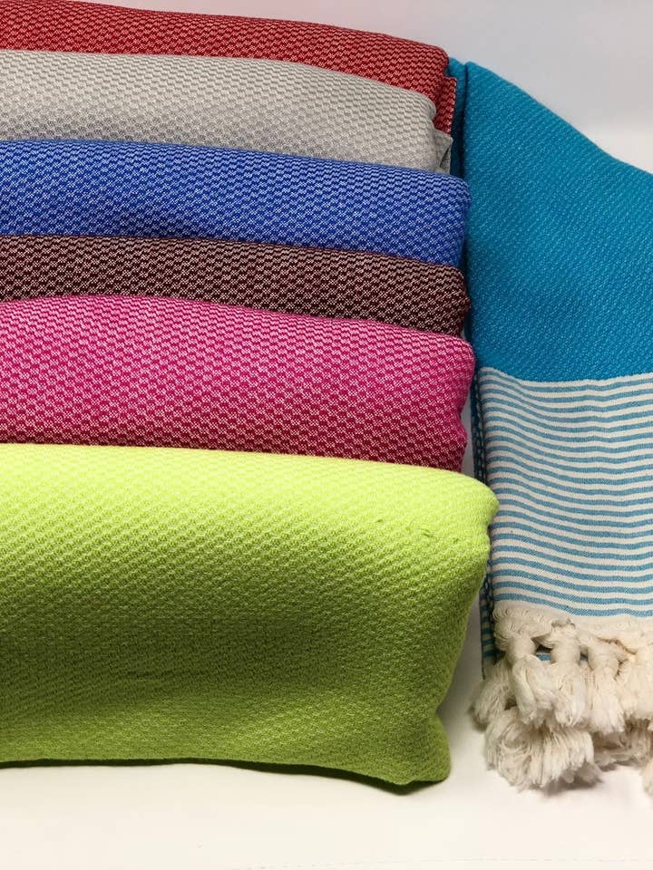 Asciugamano turco in cotone Beach Spa per la vendita all'ingrosso da parte di Nai Gifts