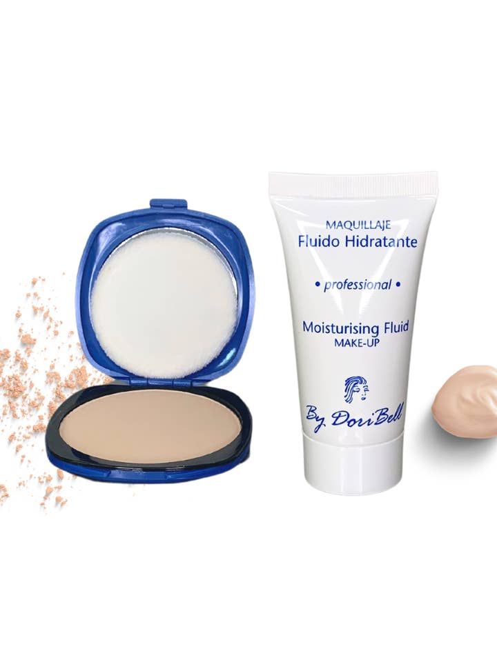 PACK LIGHT MAKEUP Fluid makeup and compact powder for wholesale by sesioMWorld - M·O·I Professional