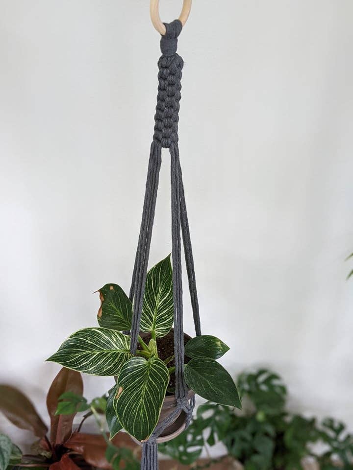 Leaf and Cord - Wholesale Hanging Planter - Macrame Plant Hanger - The Juniper6