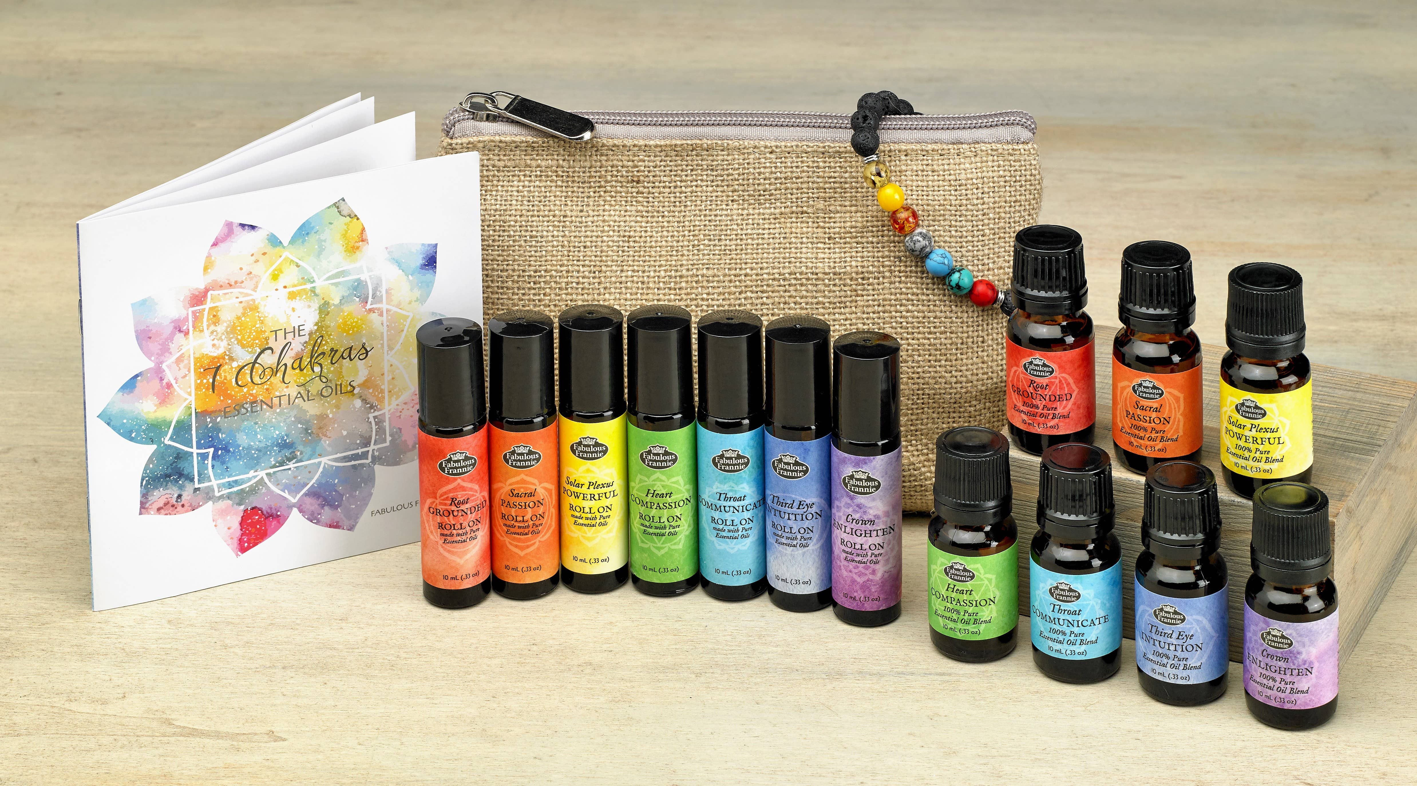 Fabulous Frannie, Inc - Vente Set de pochettes cadeaux - Panier cadeau Chakra Healing1