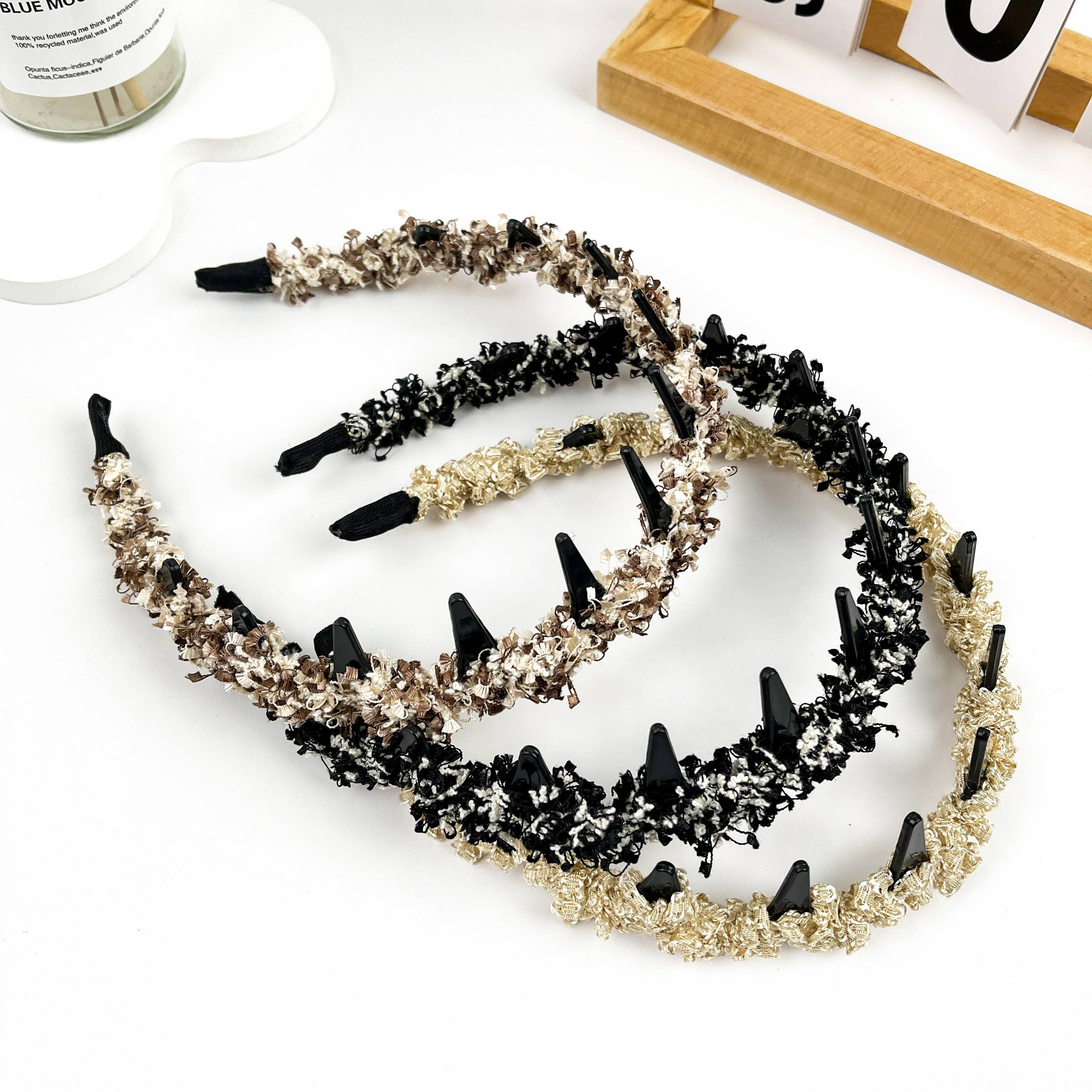 mildstyles - Wholesale Spa Headband - Wavy plush Vintage headband3