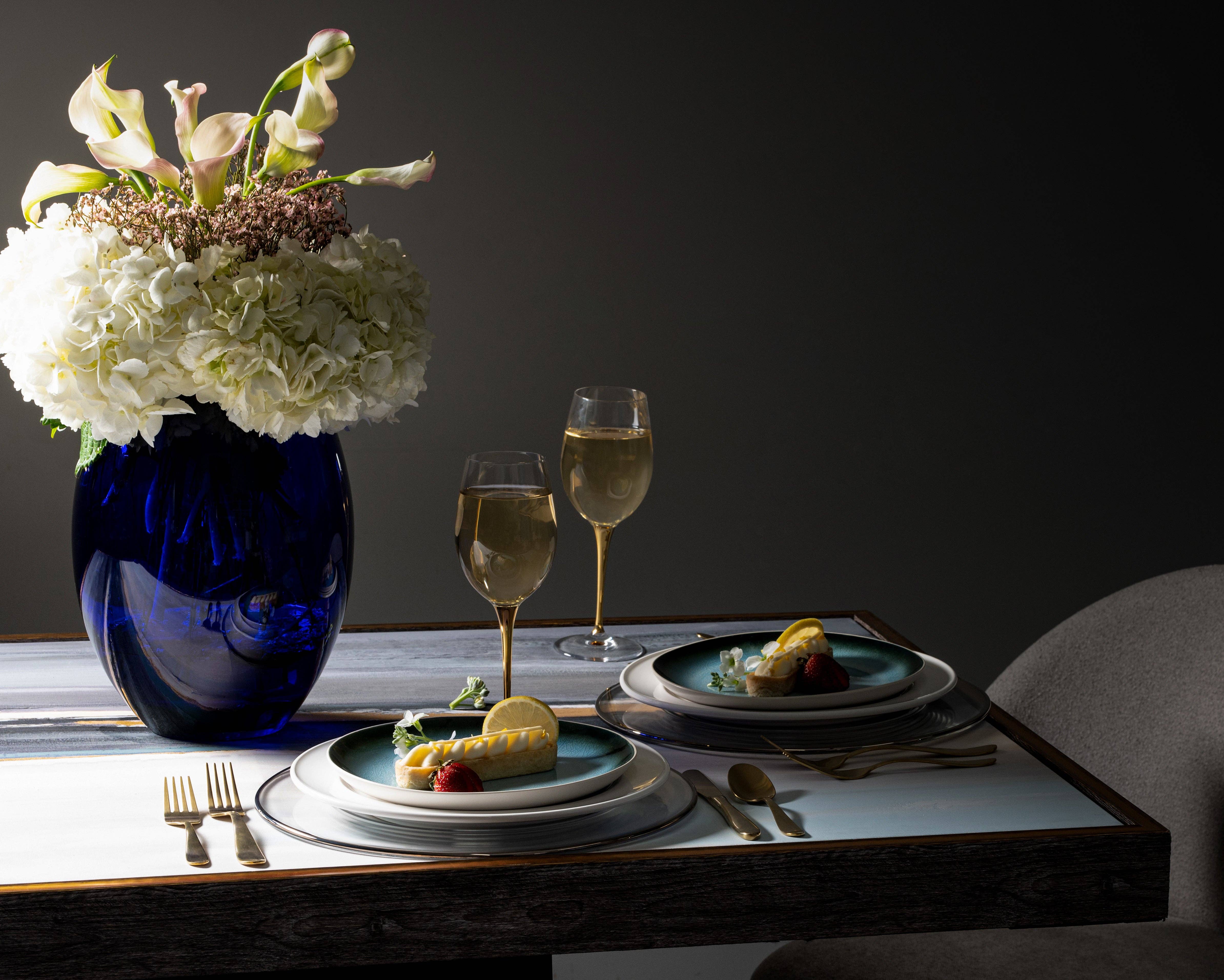 Barski - Wholesale Vase - Cobalt Barrel Vase, 12"H2