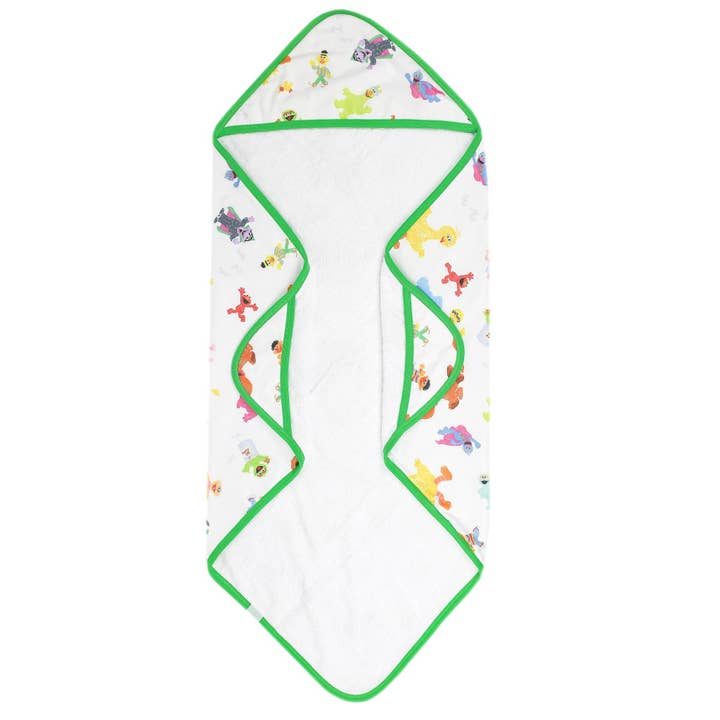 Copper Pearl - Wholesale Hooded Towel - Kids & Baby - Premium Baby Knit Hooded Towel - Sesame Friends1
