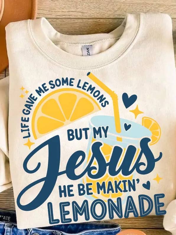Jesus Be Makin Lemonade for wholesale by Forty One Threads Wholesale