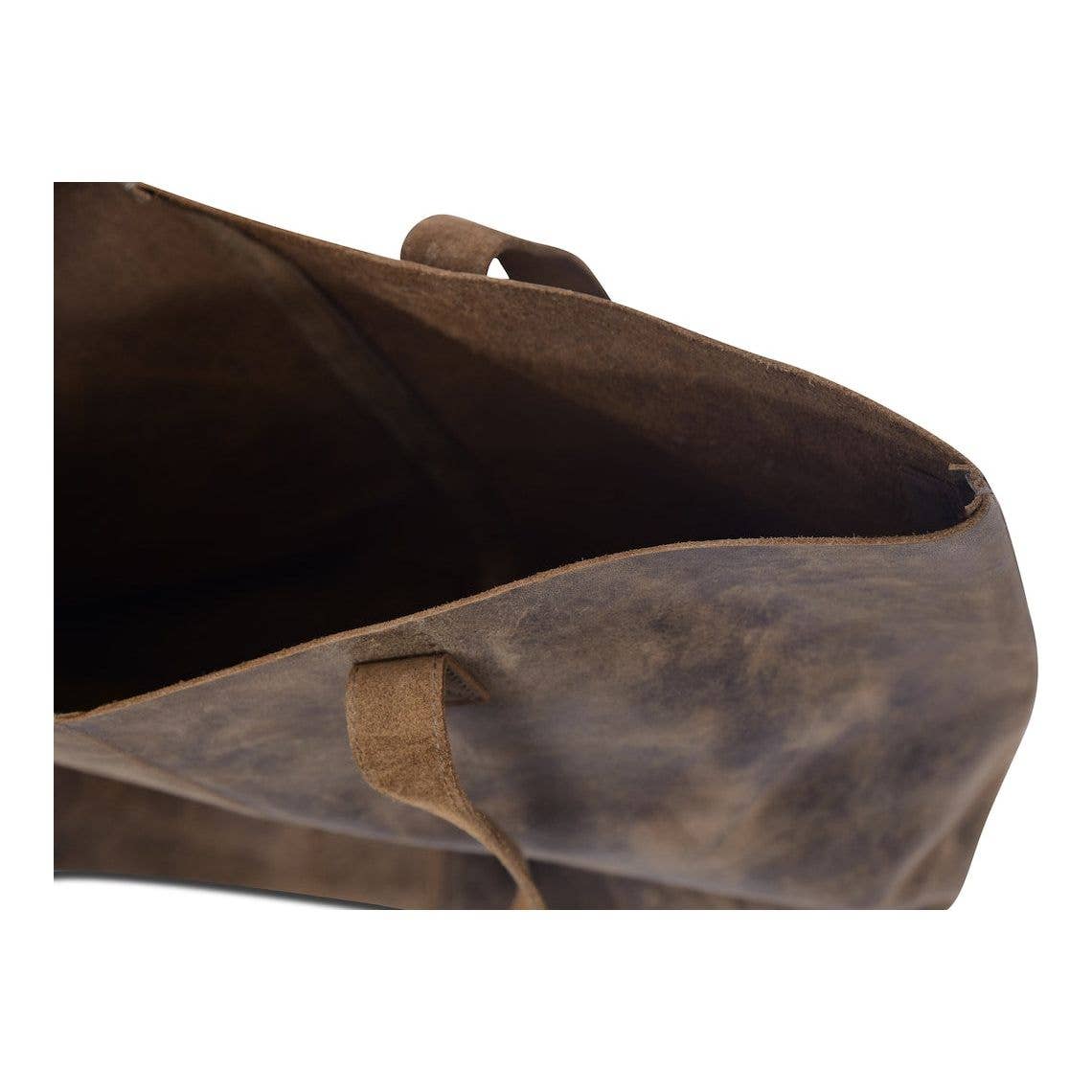 MLC - Wholesale Tote bag – Women's - Customized Work Companion: Brown Leather Tote Bag3