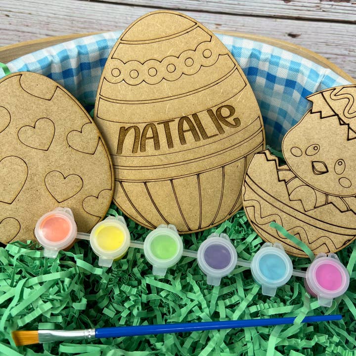 Gør-det-selv påskemale-sæt til børn Påskekurv fyldstoffer for engroshandel hos Tara’s Craft Room
