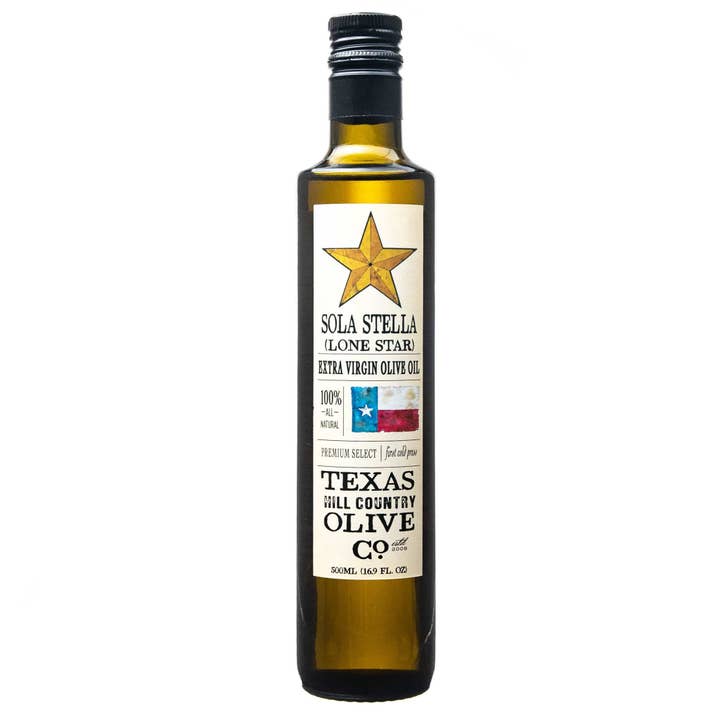 Texas Hill Country Olive Co. - Wholesale Olive Oil - Sola Stella Extra Virgin Olive Oil - 500ml