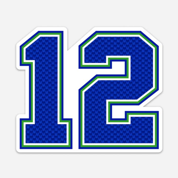 Discovery Stickers - Wholesale Sticker - Seattle Seahawks 12th Man Vinyl Sticker7