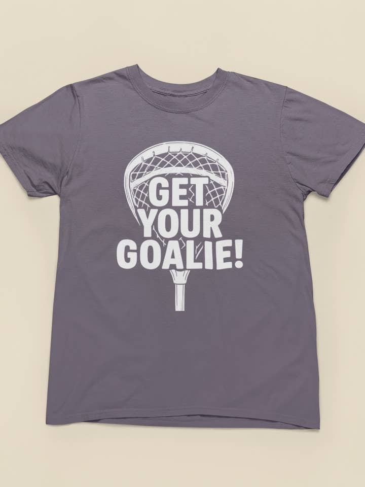 Obtenez votre gardien de but ! T-shirt de lacrosse pour la vente par reLAX Wear