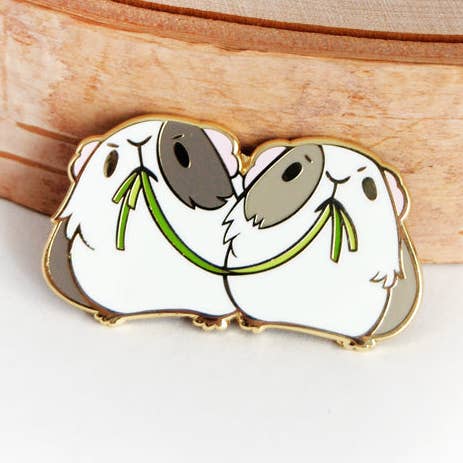 Épingle Cochon d'Inde Meilleurs Potes pour la vente par Floral Frolic