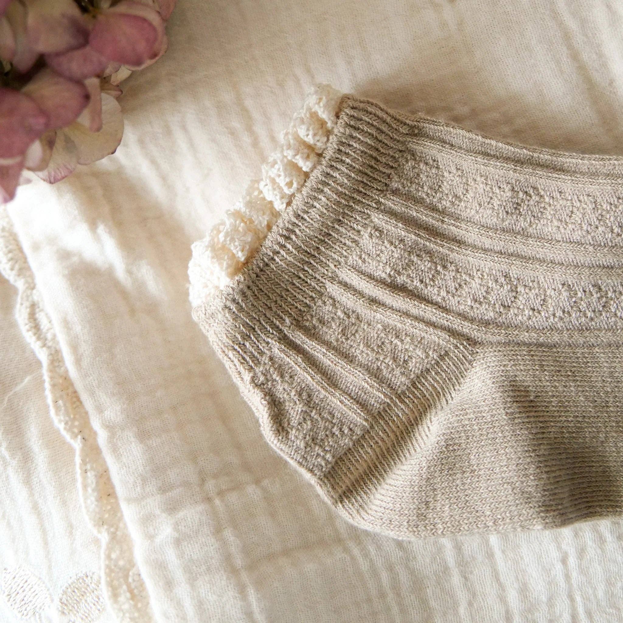 Gentil Coquelicot Paris - Venta al por mayor Calcetines - Mujer - Calcetines bajos de macramé0