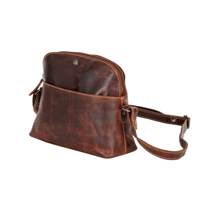 Greenwood Leather - Wholesale Shoulder Bag - Unisex - Leather Shoulder Bag - Honey6
