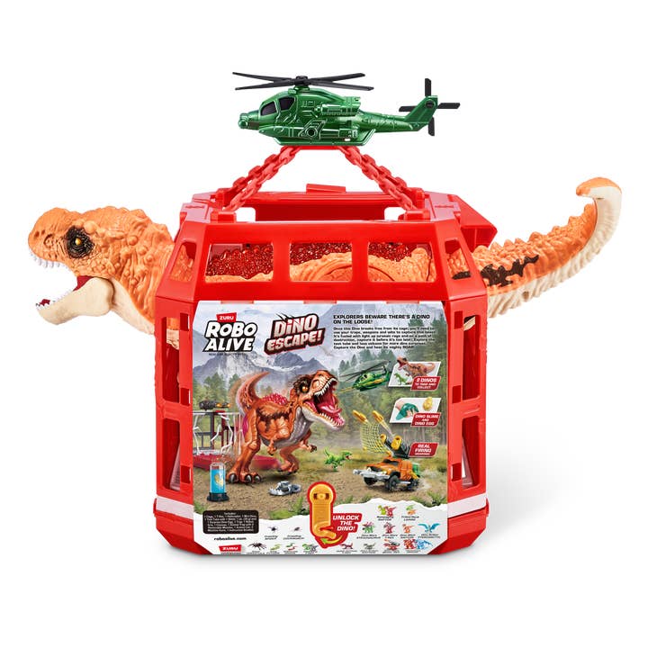The Zoofy Group , LLC - Wholesale Toy Set - Kids - ZURU-ROBO ALIVE - DINO ESCAPE --DINO PLAYSET-SER 1